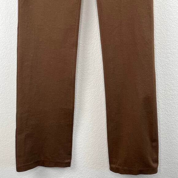 Max Studio Mid-Rise Straight Leg Stretchy Brown Pants NWT Size 0 - Picture 7 of 13